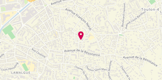 Plan de GORON Christian, K 7 166 Rue Saint Georges, 83000 Toulon