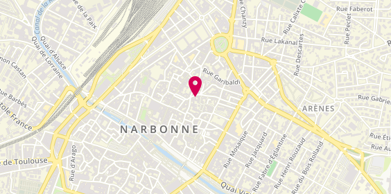 Plan de Hi-Tech Depanne, 16 Rue Baudin, 11100 Narbonne
