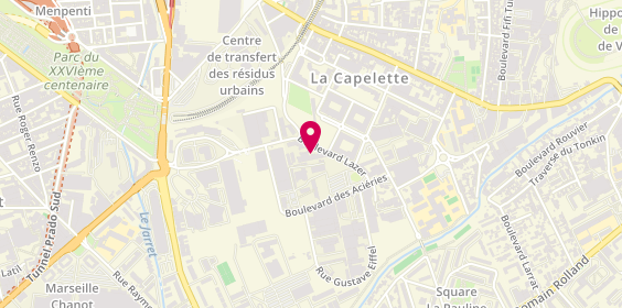 Plan de Siamep multimedia, 68 Boulevard Lazer, 13010 Marseille