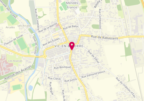 Plan de ACS Multimédia, 11 Boulevard Alsace, 65500 Vic-en-Bigorre
