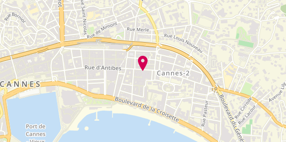 Plan de DARTY, 90 Rue d'Antibes, 06400 Cannes