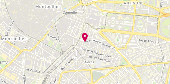 Plan de Médialogik, 8 avenue du Pont Juvénal, 34000 Montpellier