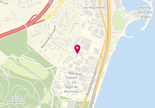 Plan de Conforama, 245 avenue des Maurettes, 06270 Villeneuve-Loubet
