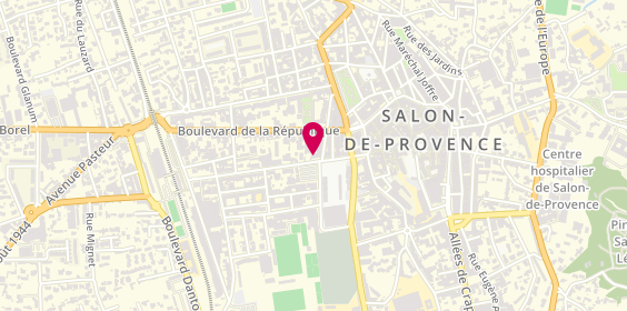 Plan de Help Mobile, 150 Boulevard Maréchal Foch, 13300 Salon-de-Provence