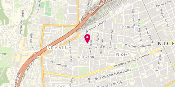 Plan de GRAHAM Benjamin, 50 Rue Rossini, 06000 Nice