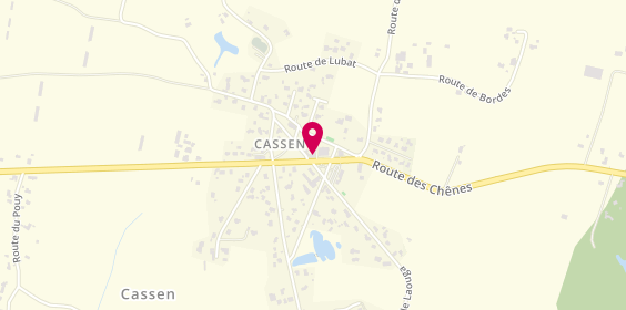 Plan de Iad40, 860 Route des Chênes, 40380 Cassen