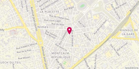 Plan de Avenue PC, 1 Rue Saint Rémy, 30900 Nîmes