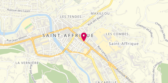 Plan de Télé Vidéo Service, 2 Boulevard Emile Borel, 12400 Saint-Affrique