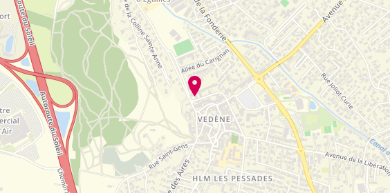 Plan de Lolocomputer@cybertelet, 180 Rue du Pélican, 84270 Vedène