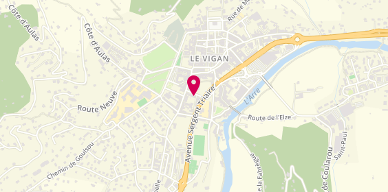 Plan de E-Cevennes, 8 avenue Jeanne d'Arc, 30120 Le Vigan