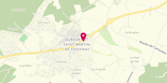 Plan de Mccd30, 21 Route du Mammouth, 30170 Durfort-et-Saint-Martin-de-Sossenac