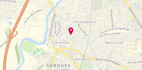 Plan de IRT-Network, 74 Rue des Crémades, 84700 Sorgues