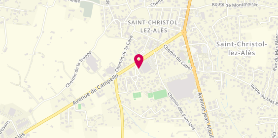 Plan de Micro Ini, Route Montpellier Espace Christol, 30380 Saint Christol Lès Alès
