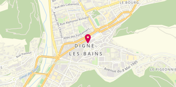Plan de Au Cyber Games Café, 48 Rue de l'Hubac, 04000 Digne-les-Bains