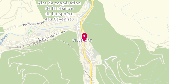 Plan de Arfang Villefort Informatique, 10 place du Bosquet, 48800 Villefort