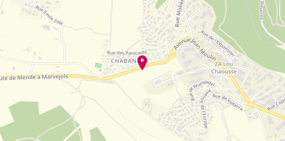 Plan de Log Info, Rue de l'Occitanie
Route de Chabrits, 48000 Mende