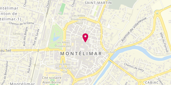 Plan de L'ATelier mAc, 85 Rue Pierre Julien, 26200 Montélimar