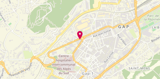 Plan de Alpes Conseil Informatique A.C.I, 1 Bis avenue Guillaume Farel, 05000 Gap