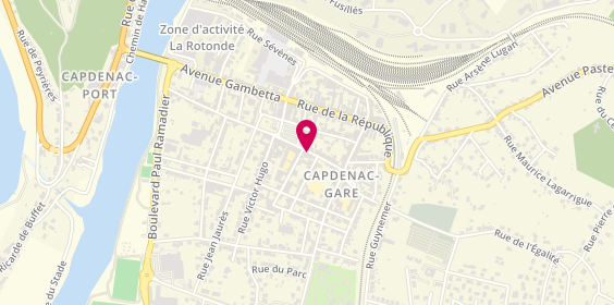 Plan de 01FUTURE Informatique, 22 Rue Carnot, 12700 Capdenac-Gare