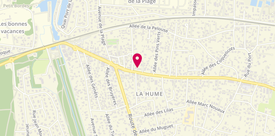 Plan de Help Mobile, 51 avenue du Maréchal de Lattre de Tassigny, 33470 Gujan-Mestras