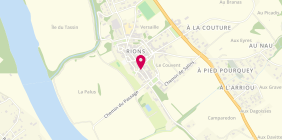 Plan de IELO Dépannage informatique Visibilité Internet, 26 Rue de Lavidon, 33410 Rions