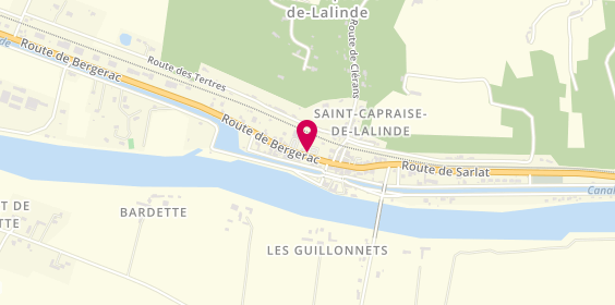Plan de Scofi informatique, 8 Route de Bergerac, 24150 Saint-Capraise-de-Lalinde