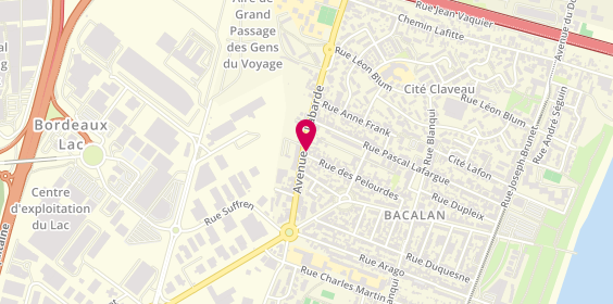 Plan de 33 Informatique, 53 avenue de Labarde, 33300 Bordeaux