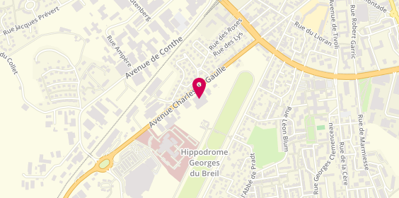 Plan de Conforama, 57 avenue Charles de Gaulle, 15000 Aurillac