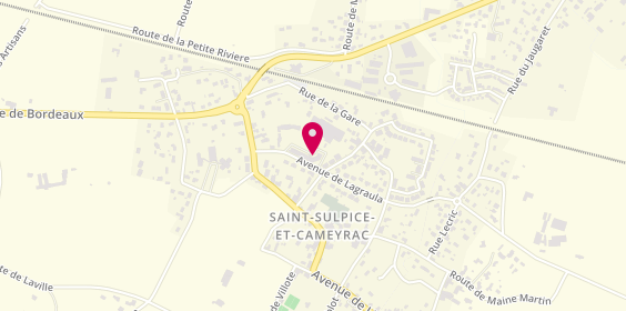 Plan de IP-FIX Informatique, 24 Maucaillou, 33450 Saint-Sulpice-et-Cameyrac