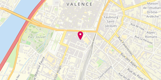Plan de Fnac, 17 avenue Victor Hugo, 26000 Valence