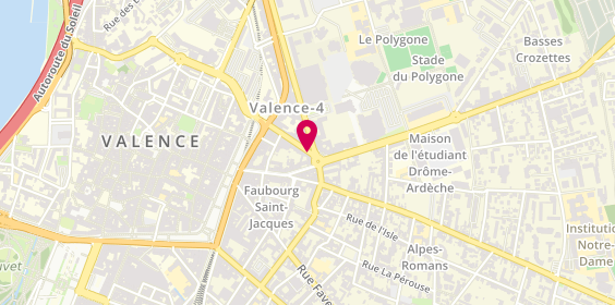 Plan de Point d'Encre, 35 Rue Baudin, 26000 Valence