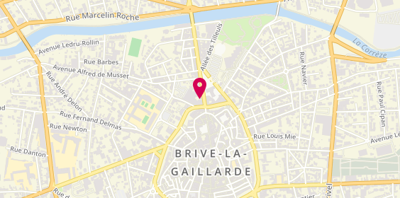 Plan de Mediaclinic, 3 avenue de Paris, 19100 Brive-la-Gaillarde
