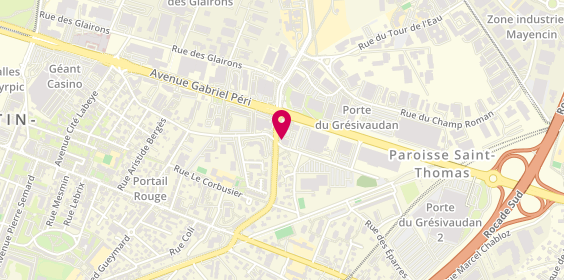 Plan de Ldlc Grenoble, 7 Rue Charles Darwin, 38400 Saint-Martin-d'Hères