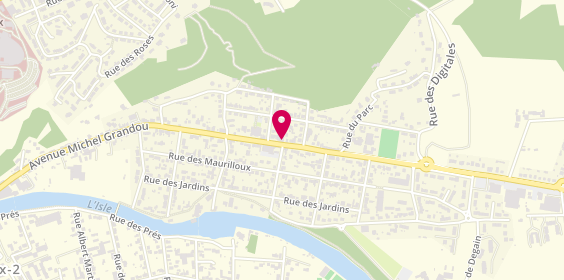 Plan de Virtuelle Vision, 121 avenue Michel Grandou, 24750 Trélissac