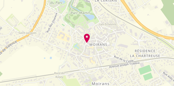 Plan de Miriad Informatique, 99 Rue de la République, 38430 Moirans