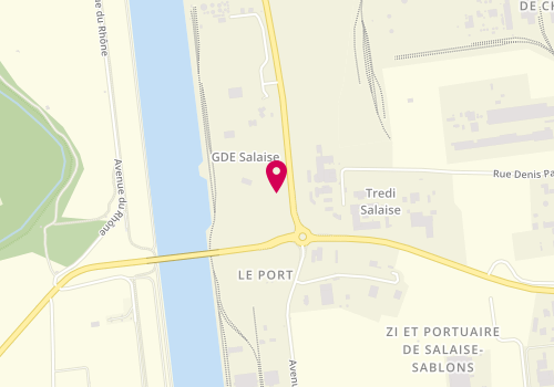 Plan de Md Informatique, Zone Artisanale Gare, 38150 Salaise-sur-Sanne