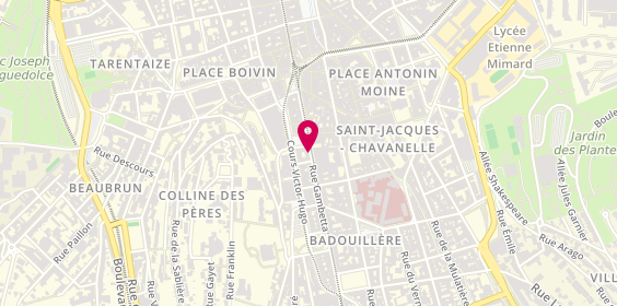 Plan de LDLC, 14 Rue Gambetta, 42000 Saint-Étienne