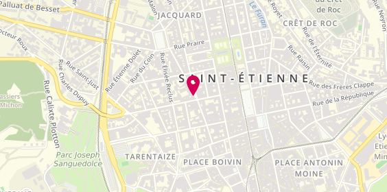 Plan de Tech Pc, 1 place Jean Plotton, 42000 Saint-Étienne