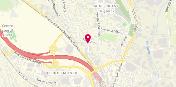 Plan de Mdc Informatique, 30 avenue Albert Raimond, 42270 Saint-Priest-en-Jarez