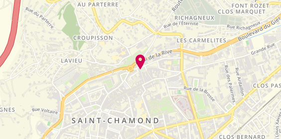 Plan de Syone Informatique, 5 place de la Halle, 42400 Saint-Chamond
