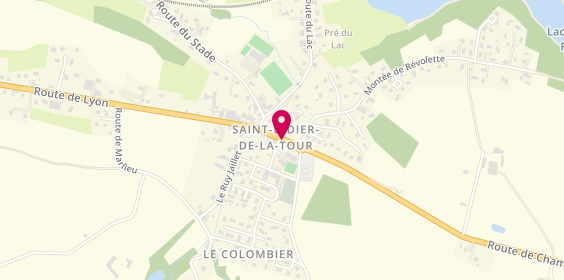 Plan de Elseecom Informatique, 10 Allée des Platanes, 38110 Saint-Didier-de-la-Tour