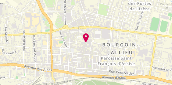 Plan de Hypsis Info, 46 Rue de la Liberté, 38300 Bourgoin-Jallieu