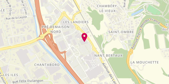 Plan de Boulanger, Centre Commercial Chamnord
1253 avenue des Landiers, 73000 Chambéry