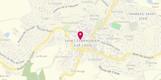 Plan de F M D I A, 165 place du Marché, 69590 Saint-Symphorien-sur-Coise