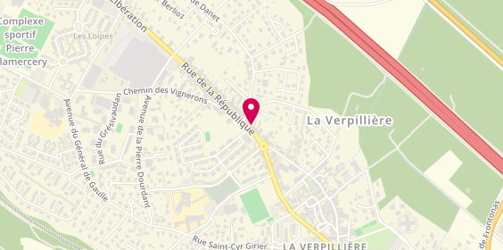 Plan de Pge Informatique, 564 Rue de la République, 38290 La Verpillière
