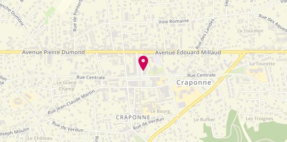 Plan de Help-1formatique, 129 place Andrée-Marie Perrin, 69290 Craponne