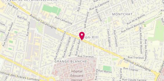 Plan de A3I, 124 Avenue Lacassagne, 69003 Lyon