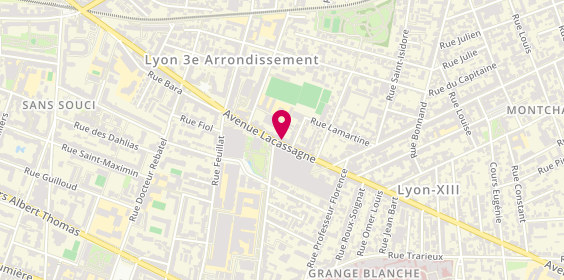 Plan de Astias Informatique - Lyon, 135 avenue Lacassagne, 69003 Lyon