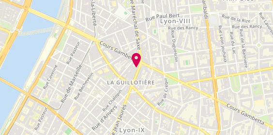 Plan de LDLC, 4 avenue Jean Jaurès, 69007 Lyon