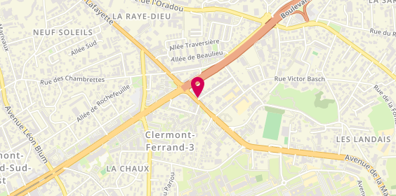 Plan de C2I, 163 Bis Boulevard Lafayette, 63000 Clermont-Ferrand